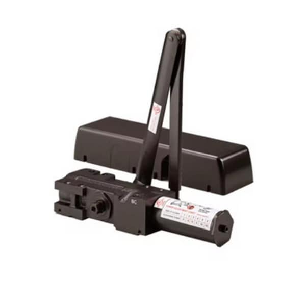 Delaney Hardware Heavy Duty Grade 1 Cast Iron Body Duro Bronze Finish Commercial Door Closer with Delay Action 608841 - main